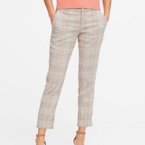 Banana Republic AVERY STRAIGHT LINEN-COTTON PANT